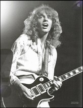 Peter Frampton then (1976) and now (2016) double-sided b/w pin-up photo print - £3.37 GBP