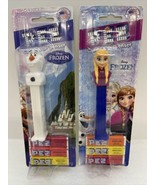 DISNEY&#39;S FROZEN Set Of Pez Dispensers &amp; Candy: OLAF &amp; ANNA NEW - £9.07 GBP