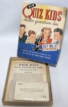 Vintage 1941-42 QUIZ KIDS Radio Question Bee Game Set #2 by Whitman, in ... - £11.96 GBP