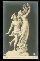 Postcard RPPC Real Photo Classical Art Rome Italy Statue Apollo Daphne Bernini - £7.78 GBP