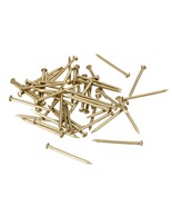uxcell Small Tiny Brass Nails 1.2x20mm for DIY Decorative Pictures Woode... - £17.29 GBP