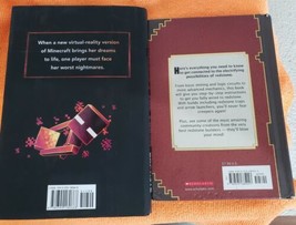 Two (2) Minecraft booksThe Crash An Official Minecraft Novel &amp; Redstone Handbook - £7.90 GBP