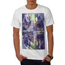 Wellcoda Square Time New York Crazy Mens T-shirt - £18.90 GBP+