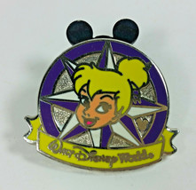 Tinker Bell Pin Walt Disney World 1in Hidden Mickey Compass Series Trading  - $4.99