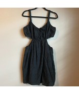 American Eagle Cut Out Dress Mini Liner 100% Cotton Black Sz XL Festival... - $368.22 MXN