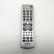 Philips CL035A Universal DVD VCR TV Remote Control Silver Black Tested W... - $9.31