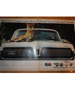 Mercury Cougar Wins Trend Car Of The Year 2 Page Print Magazine Ad 1967 - $151.23 MXN