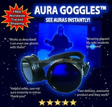 AURA GOGGLES dicyanin style ghost hunting wicca paranormal uv weird pran... - £79.12 GBP