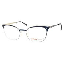 Etnia Barcelona Kemi Matte Blue Gold Unisex Adults Eyeglasses 52-18-140 W/Case - £44.12 GBP