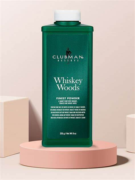 Clubman Pinaud Reserve Finest Powder - Whiskey Woods, 9 fl oz  - $12.00