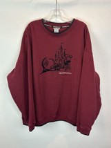 Walt Disney World Crewneck 2XL Sweatshirt Men&#39;s Red - $34.60