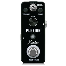 Rowin Plexion Distortion Pedal for Guitar &amp; Bass with Bright and Normal LEF-324 - £15.87 GBP+