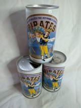 Iron City 1979 World Champion Pittsburgh Pirates  Steel  Beer Can Set 3 Empty  - £6.30 GBP