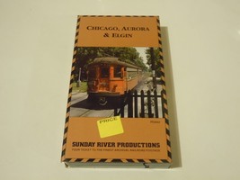 Train VHS   Chicago, Aurora &amp; Elgin  Sunday River Productions - £11.35 GBP