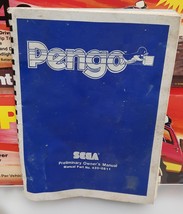 SEGA  Pengo Arcade Video Game Owners Manual Schematics - £15.80 GBP