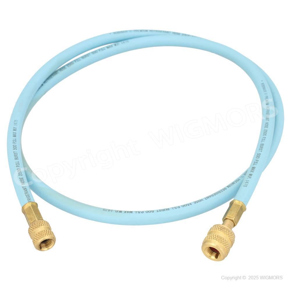 Hose Robinair 150cm Blue ANTI-BLOW-BACK 1/4&quot; x 1/4&quot;  - $7.38