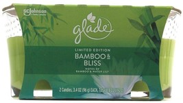 1 Glade SCJohnson Limited Edition Bamboo &amp; Bliss Notes Of Water Lily 2Pk... - £14.87 GBP