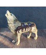 The Wolf Spirit Collection Aardwolf Wolfpack Figurine Howling Wolf 6.25&quot;L - $35.82 CAD