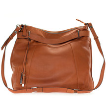 Cromia Italia Made Burnt Orange Leather Large Carryall Crossbody Shoulder Bag - £254.61 GBP