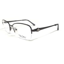 Marchon Eyeglasses Frames TRES JOLIE 173 033 Purplish Gray Rectangular 51-17-135 - £37.20 GBP