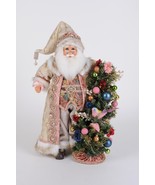 Karen Didion Santa Claus Lighted Victorian Elegance Santa 19 inches CC18-93 - $205.99