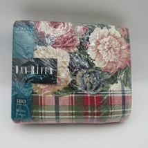 Dan River Sheet Set 4 Piece Full Double Bed Heritage Floral Plaid New Vintage - $59.39