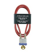 Master Lock 719D Steel Cable with Integrated Outdoor Padlock with Key, 1... - $25.62