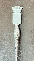 Sterling St Navaire Bretagne Souvenir Spoon 4 enamel Albert Deflon Franc... - $662.33 MXN