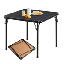 Cosco 14-619-BLK2 Vinyl Top Square Folding Table, 34&quot; x 34&quot;, Black - $1,328.47 MXN