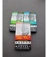 3 BILLY BLANKS TAE-BO EXERCISE VHS VIDEOS ADVANCED  &amp; 8 MINUTE &amp; INSTRUC... - £14.95 GBP
