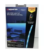 Monster Illuminessence Led Strip Light Kit With Remote Control New In Box! - $56.99