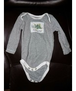 BURT&#39;S BEES Gray Organic One Piece Snap-T Size 0/3 Months Infant&#39;s EUC - €12,55 EUR
