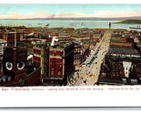 Market Street View From California Building San Francisco CA UNP DB Post... - $5.01