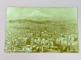 Vintage RPPC Postcard Mt. Hood from Portland Oregon - £3.91 GBP
