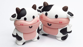 Fun Novelty (Spotted Dairy Cow Airpod 2nd or 3rd Gen) Silicone Protective Case - £16.07 GBP+
