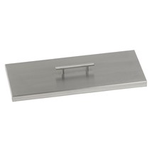 American Fireglass CV-AFPP-36 36 x 12 in. Stainless Steel Cover for Rect... - £279.72 GBP