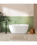 59&quot; Glossy Acrylic Freestanding Soaking Tub - $1,152.96 CAD