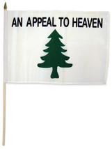 12x18 12&quot;x18&quot; Wholesale Lot of 6 An Appeal To Heaven Stick Flag wood staff - £28.86 GBP