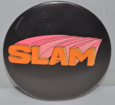 Vintage 80&#39;s SLAM  Scanning Laser Acoustic Microscope Sonoscan 3&quot; Pinback Button - £22.30 GBP