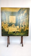 Antique Ferguson Folding Card Poker Table Melton Breakfast Lewis Decoupa... - $9,408.20 MXN