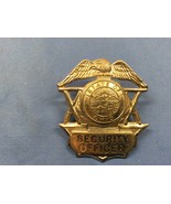 STATE OF OHIO SECURITY OFFICER BADGE HAT PIN - $48.00 CAD