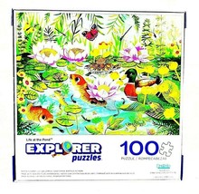 Buffalo Games Explorer Life at the Pond Forest Jungle Jigsaw Puzzle 100p... - $15.72