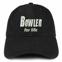 Trendy Apparel Shop Bowler for Life Text Embroidered Unstructured Cotton Dad Hat - £16.07 GBP