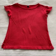 L Ann Taylor Pink Short-Sleeve Knit Top - £18.84 GBP