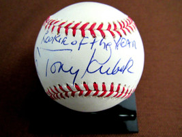 TONY KUBEK 1957 ROOKIE OF THE YEAR YANKEES SIGNED AUTO OML BASEBALL JSA ... - £155.38 GBP