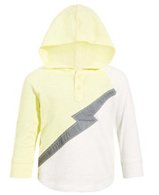 First Impressions Baby Boys Lightning Bolt Hooded Henley Shirt, 6/9 Months - $17.82