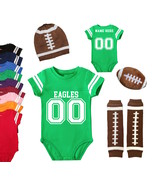 Personalized Philadelphia  Eagles Uniform Jersey Onesie Set - $475.17 MXN+