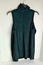 Trouve Womens Sz M Long Sleeve Black Sweater Cashmere Blend  Turtleneck - £14.70 GBP