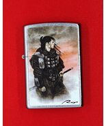 Samurai Warrior By Luis Royo - Zippo Lighter Street Chrome 49767 - €24,05 EUR
