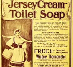 Williams Jersey Cream Toilet Soap 1897 Advertisement Victorian Hygiene ADBN1ppp - £19.69 GBP